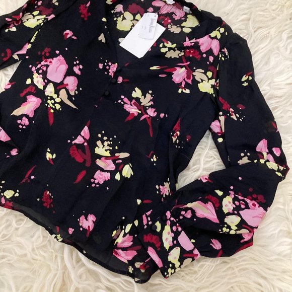 A.L.C. Rivera Silk Floral Blouse - Picture 4 of 12